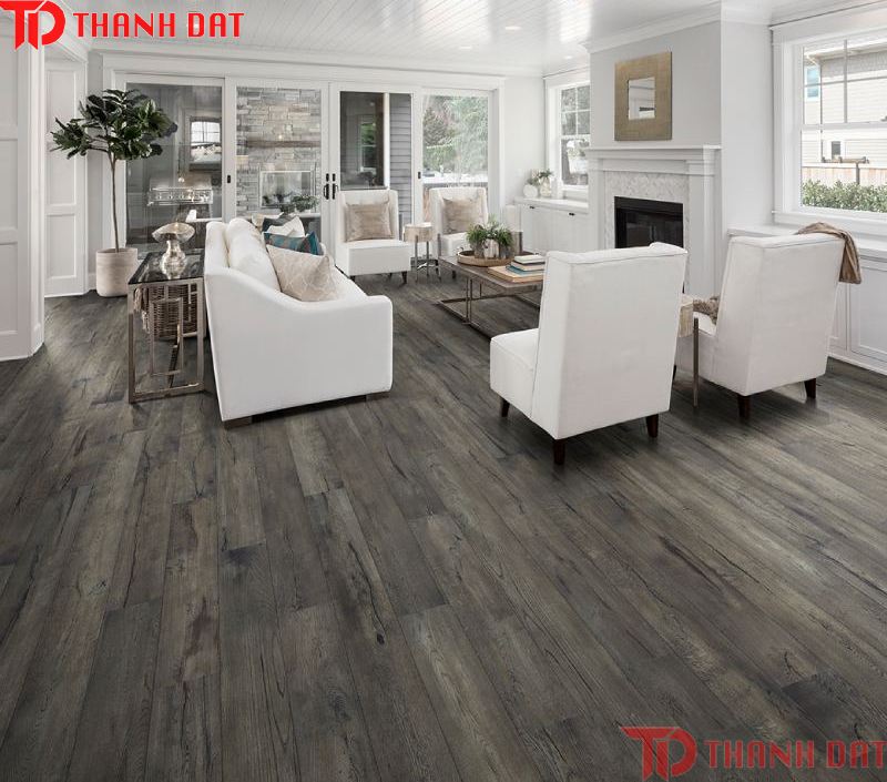 Ván lát sàn xám đen