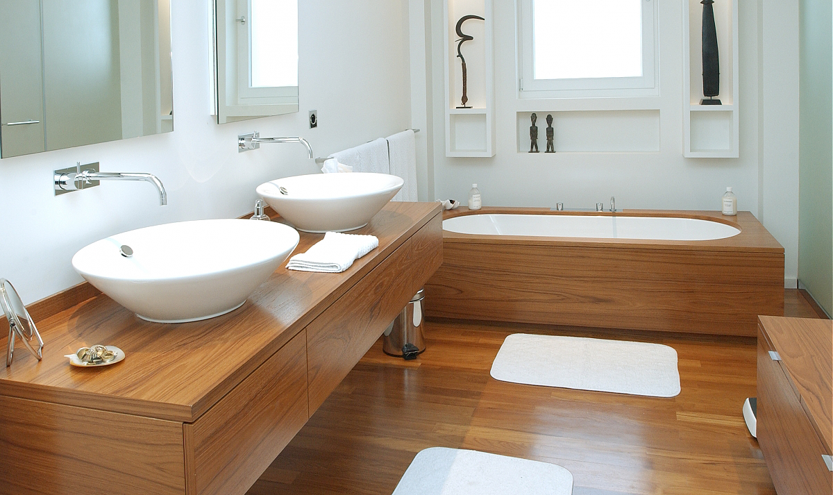 san-go-nha-tam-1 Sàn gỗ công nghiệp còn có khả năng chống ẩm từ dưới lên bề mặt rất hiệu quả