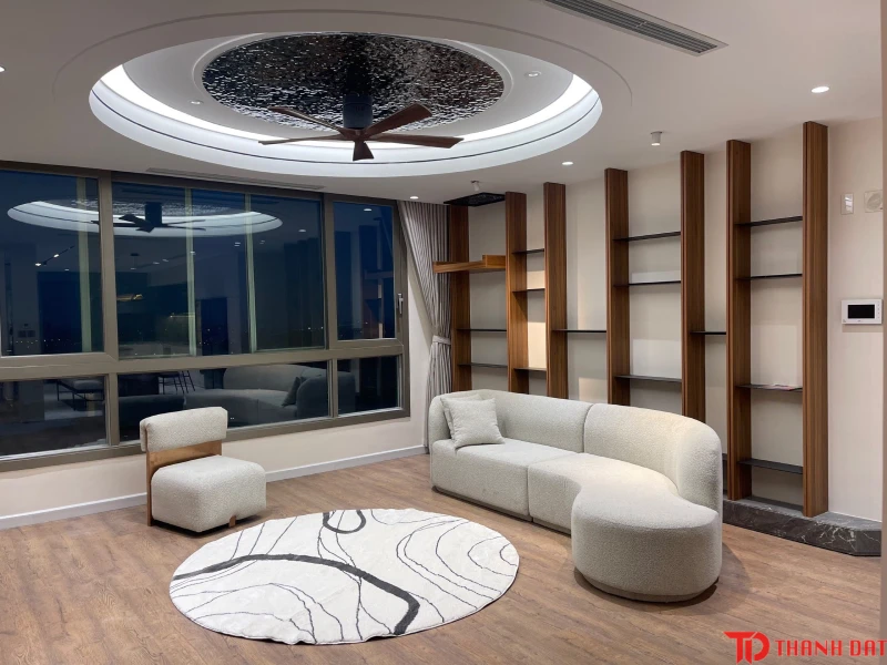 Sàn gỗ vân sồi ấn tượng